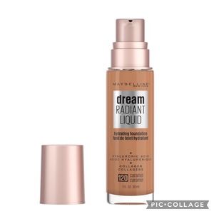 Maybelline Dream Radiant Liquid Hydrating Foundation 120 Caramel